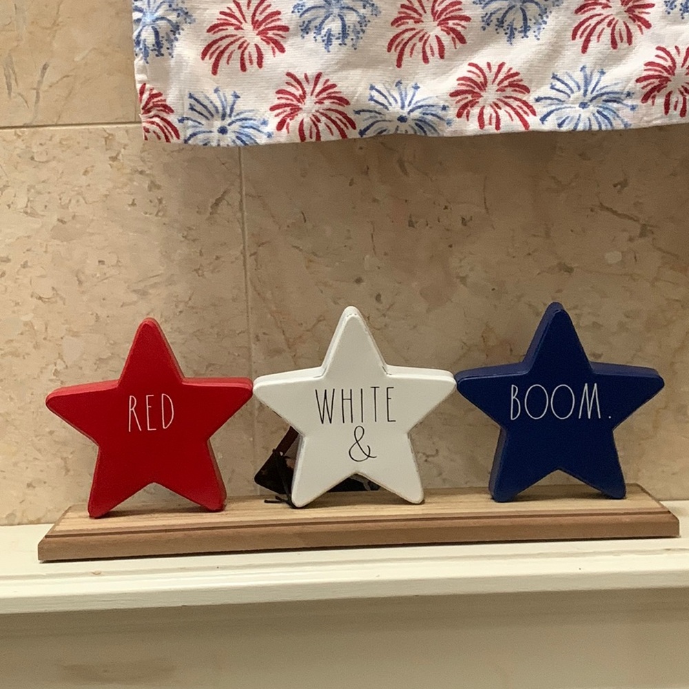 Rae Dunn Fourth of July/Labor Day/Memorial patriotic decor